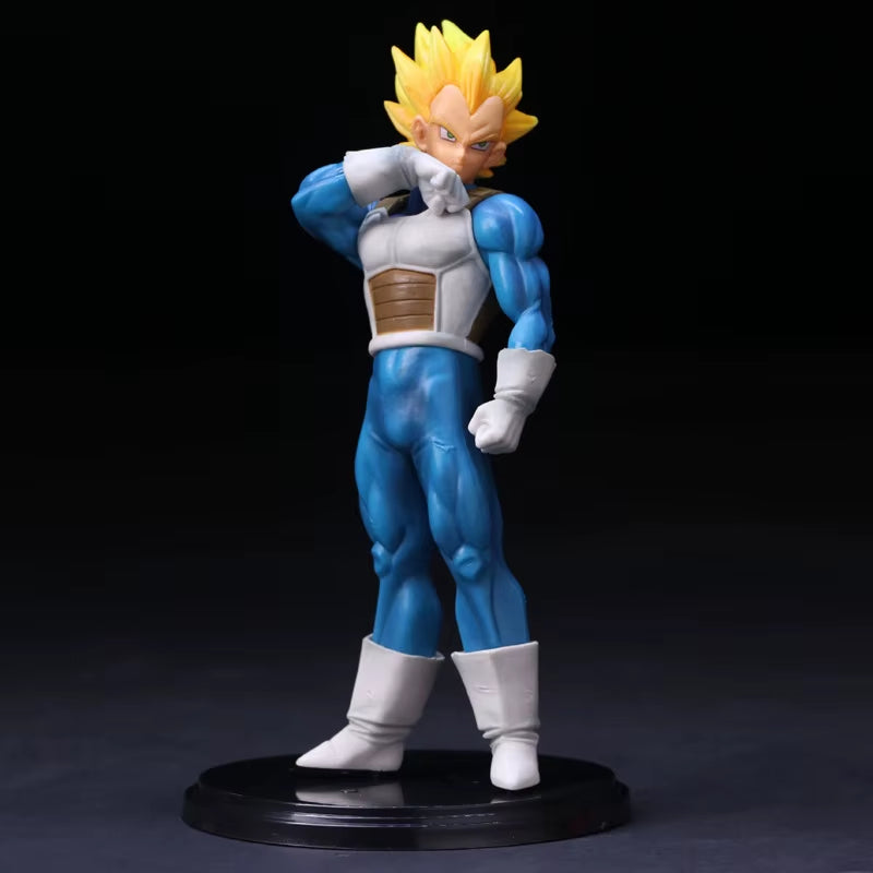 18CM Anime Dragon Ball Vegeta Battle Preparation Super Saiyan Warrior 