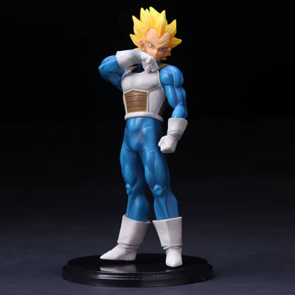 18CM Anime Dragon Ball Vegeta Battle Preparation Super Saiyan Warrior 