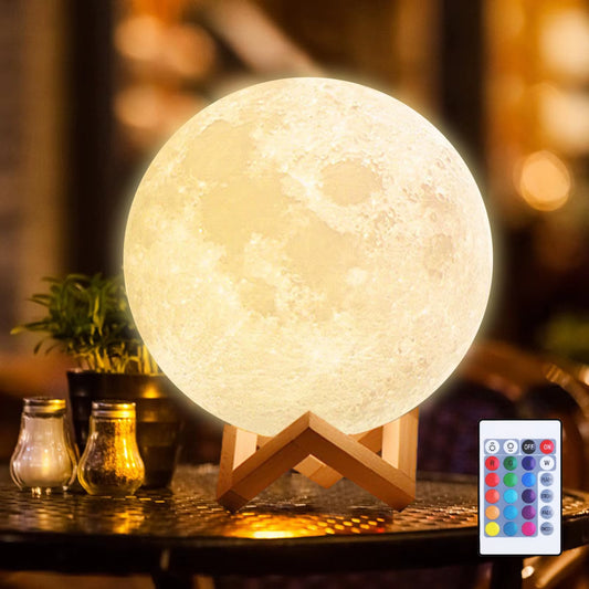  Luna-lámpara de 16 colores.