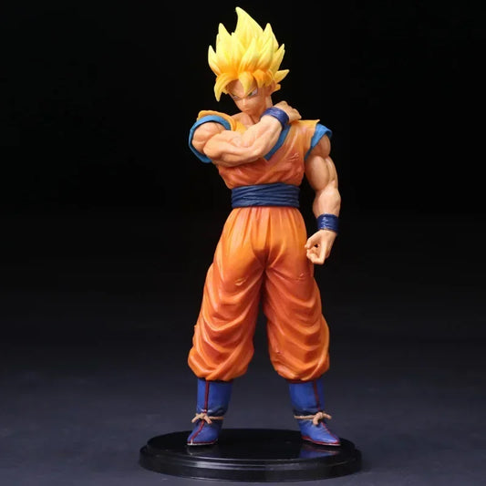  Dragon Ball 19Cm Son Goku  Figure Super Saiyan Figure Anime Collectible 