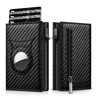 Men'S Carbon Fiber Magnetic Card Clip