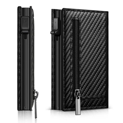 Men'S Carbon Fiber Magnetic Card Clip